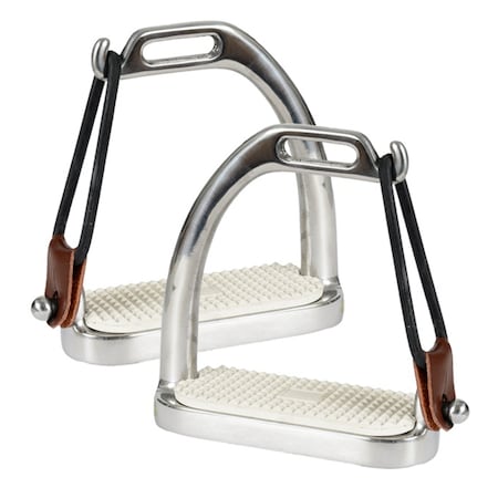 Jacks Imports Peacock Stirrups with Pad 4-1/2" 823-4-1/2